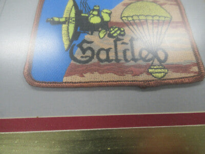 Jpl Galileo Launch Framed Patches Stamp 1989 Jet Propulsion Lab Lob