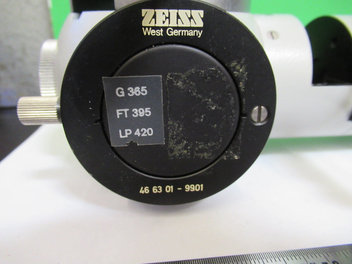 For parts ZEISS VERTICAL ILLUMINATOR 466300 MICROSCOPE PART AS PICTURED S1-B-85