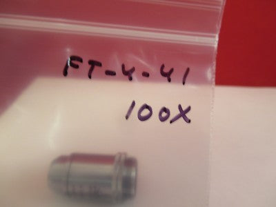 LEITZ WETZLAR GERMANY OBJECTIVE 100X /170 MICROSCOPE OPTICS AS PICTURED &FT-4-41