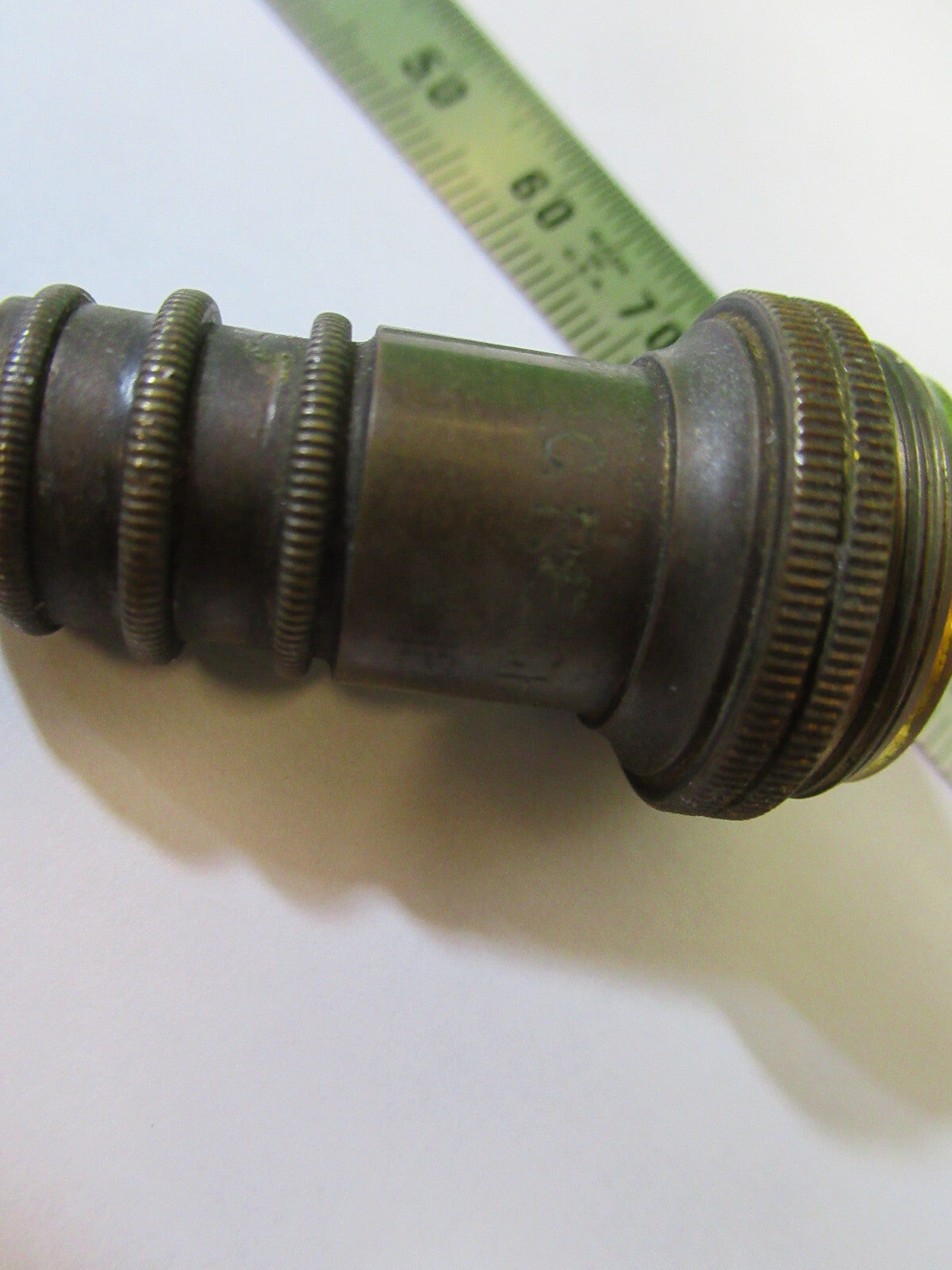 Antique Brass C. Reichert Austria Objective Microscope Part