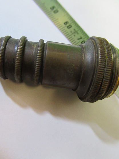 Antique Brass C. Reichert Austria Objective Microscope Part