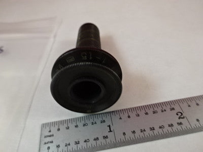 MICROSCOPE PART ANTIQUE BRASS OBJECTIVE CARL ZEISS GERMANY OPTICS AS IS N5-A-06
