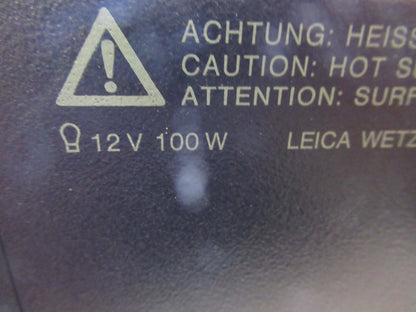 Leica Germany Dmrb Lamp 504016 12V 100W Microscope Part