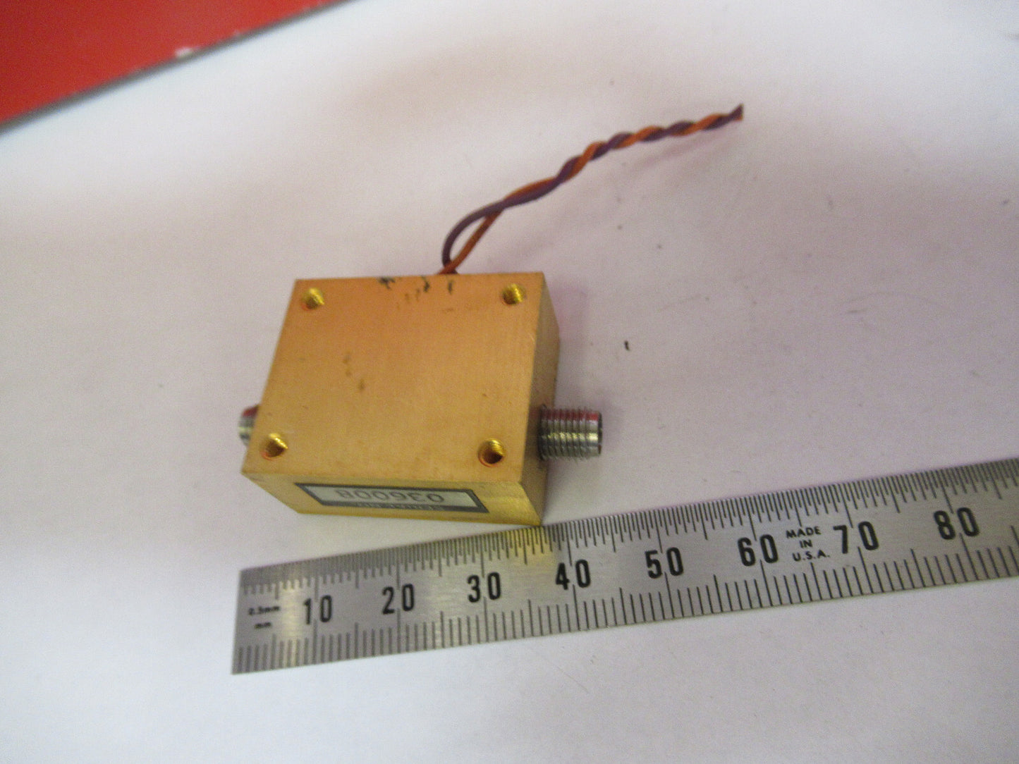 AMPLIFIER Ku-BAND MICROWAVE RF FREQUENCY 20 GHz  WILTRON  AS PICTURED T7-A-46