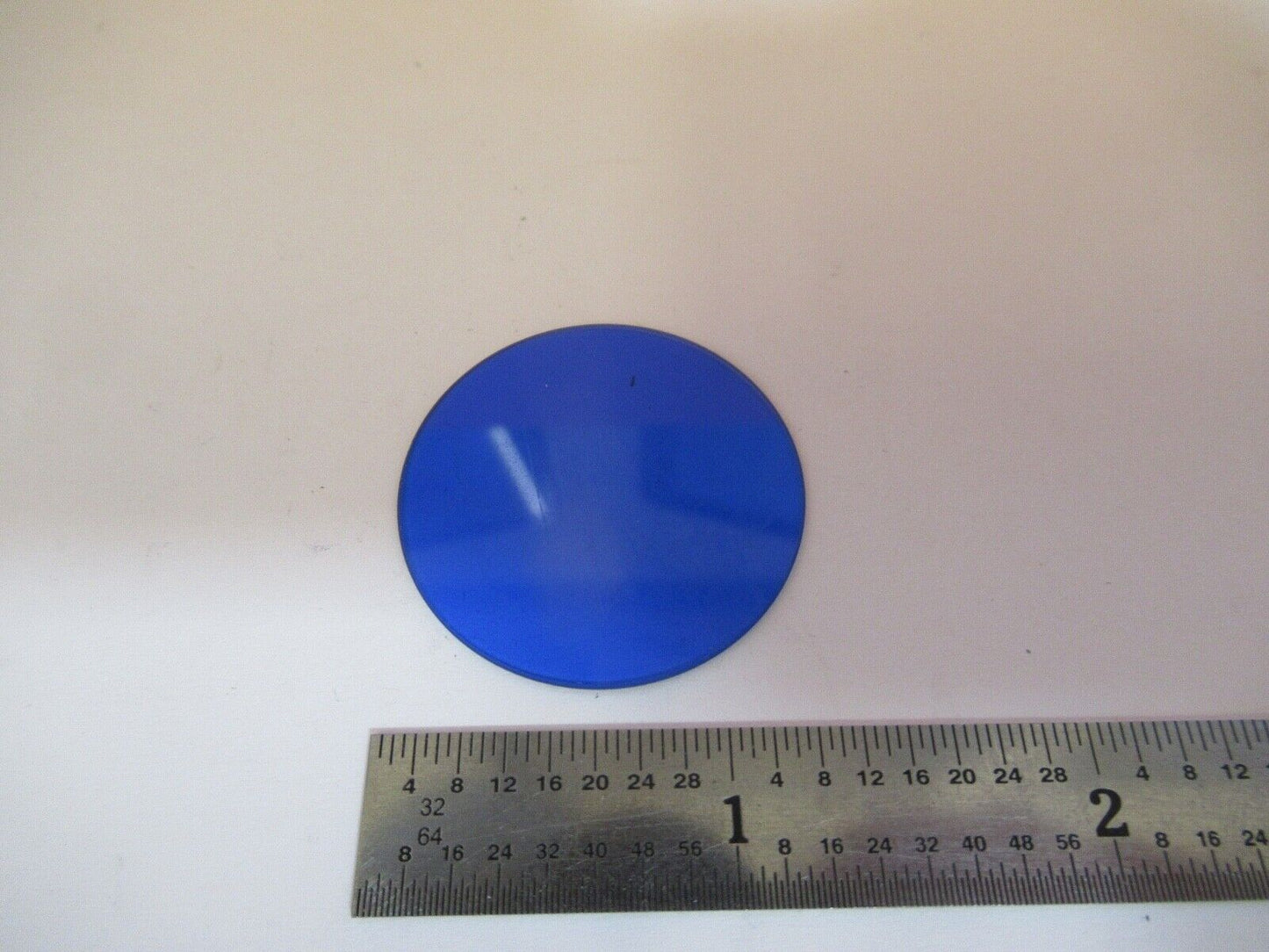 ZEISS GERMANY BLUE GLASS FILTER MICROSCOPE PART AS PICTURED &A5-A-50