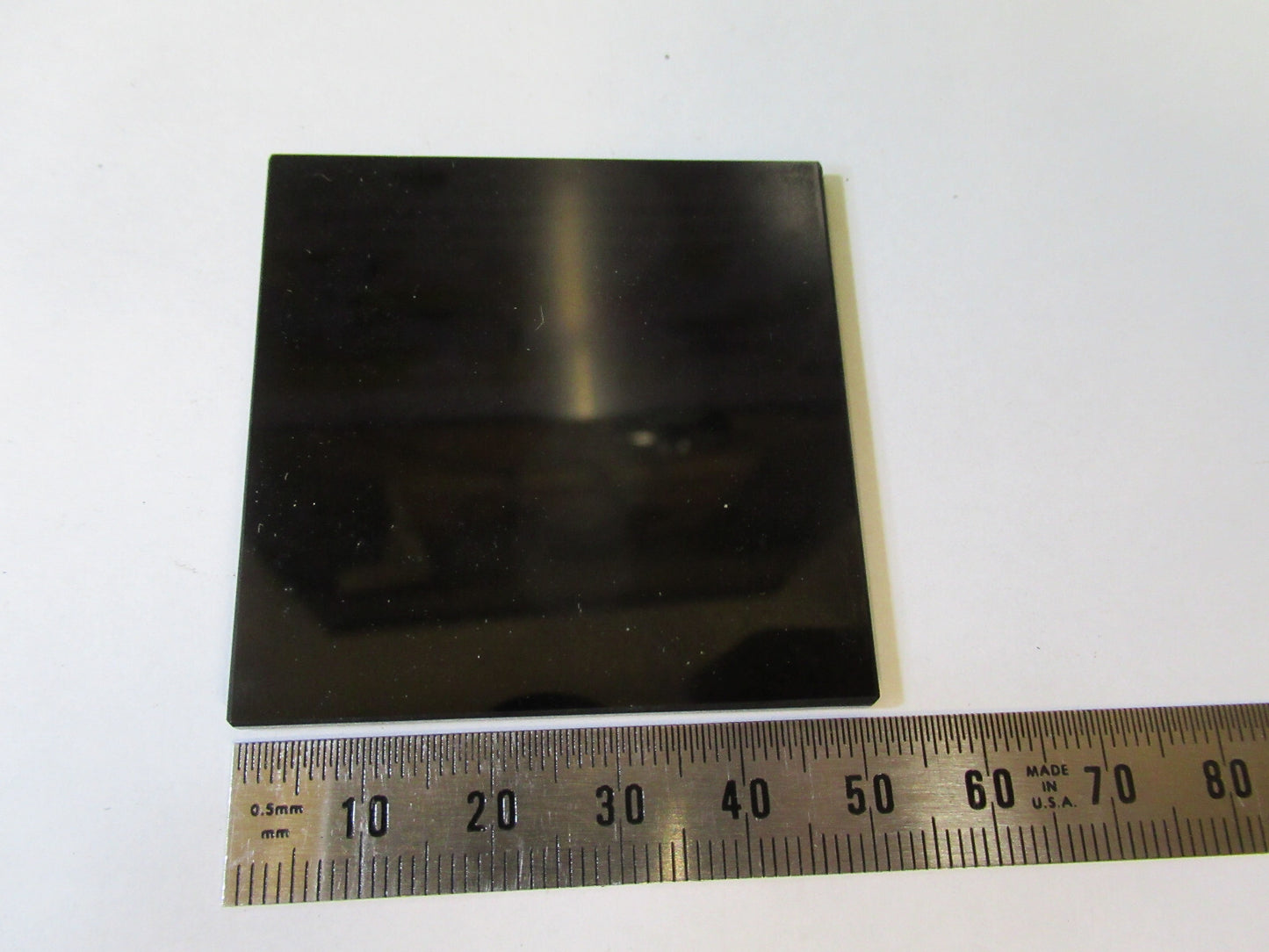 Optical Square Opaque Glass Blank or very dark Optics