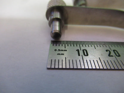 BAUSCH LOMB PAIR CLIPS STAGE MICROSCOPE PART AS PICTURED  T3-B-46