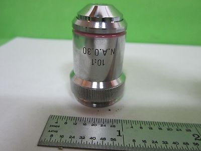 MICROSCOPE PART OBJECTIVE ROLYN GERMANY 10X OPTICS AS IS BIN#T5-30
