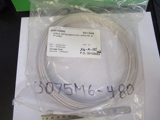 Meggitt Endevco Hardline Cable 3075M6-480 for Accelerometer