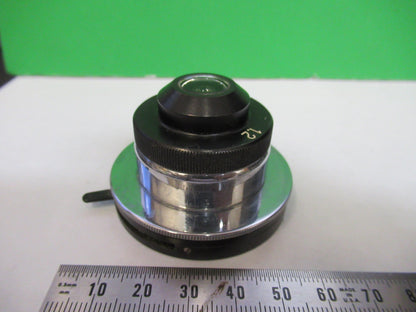 OLYMPUS JAPAN CONDENSER IRIS OPTICS MICROSCOPE PART AS PICTURED G8-A-37