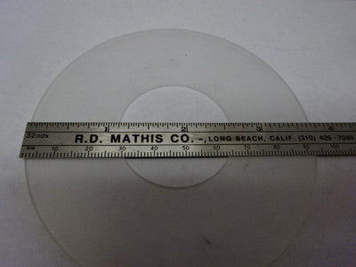MICROSCOPE PART STAGE GLASS FROSTED REICHERT AUSTRIA OPTICS #83-02