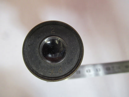 Emil Busch A.g. 4X Antique Eyepiece Ocular Microscope Part Optics