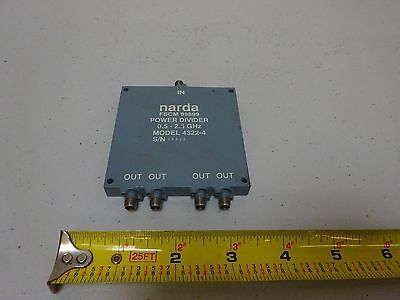 RF MICROWAVE MODULE NARDA POWER DIVIDER 2.5 GHz frequency AS IS BIN#TB-5-2-G