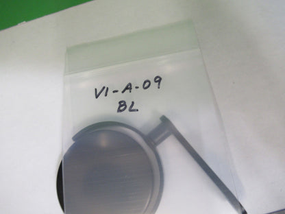 ANTIQUE BAUSCH LOMB MIRROR ASSEMBLY OPTICS MICROSCOPE PART AS PICTURED  V1-A-09