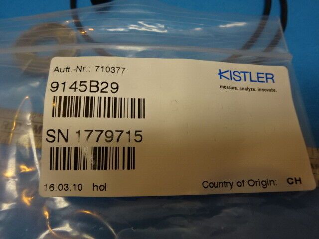 KISTLER SWISS MADE MINIATURE LOAD CELL 9145B29 FORCE WEIGHT SENSOR AS IS #90-55