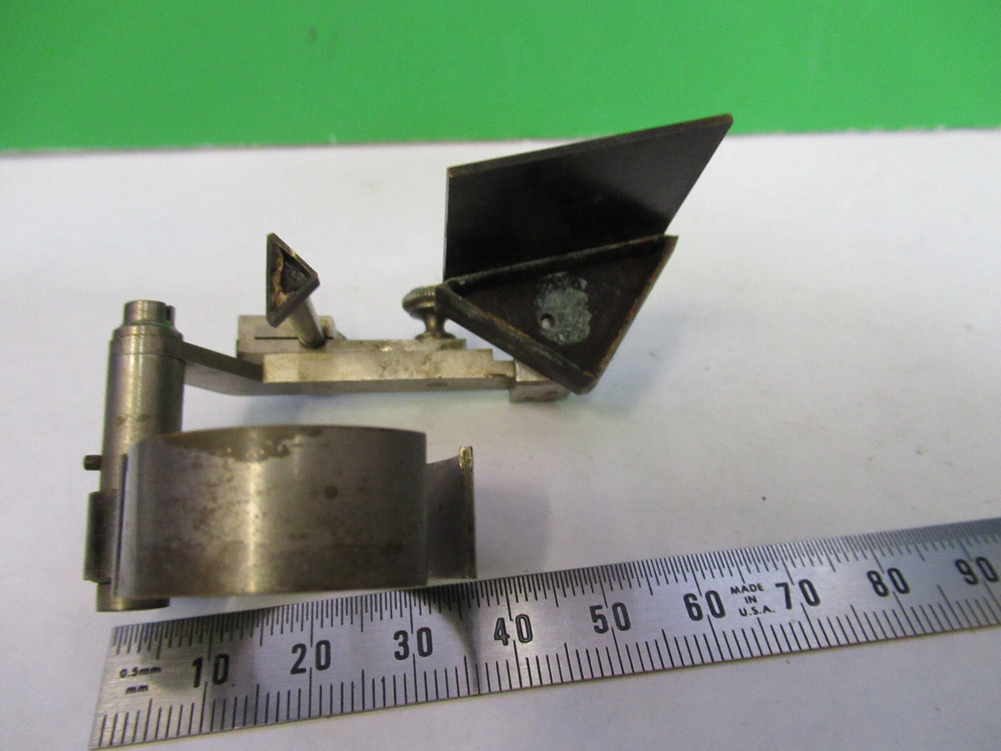 ANTIQUE NACHET PARIS OCULAR PRISM HOLDER MICROSCOPE PART AS PICTURED X2-A-29