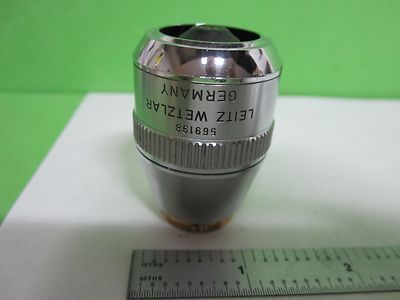 LEICA LEITZ OPTICAL MICROSCOPE PART OBJECTIVE L 50X DF OPTICS BN#T2-29 ERGOLUX