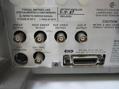 HP  8590B SPECTRUM RF ANALYZER FREQUENCY 1.8 GHz HEWLETT PACKARD AS IS BIN#TA-2