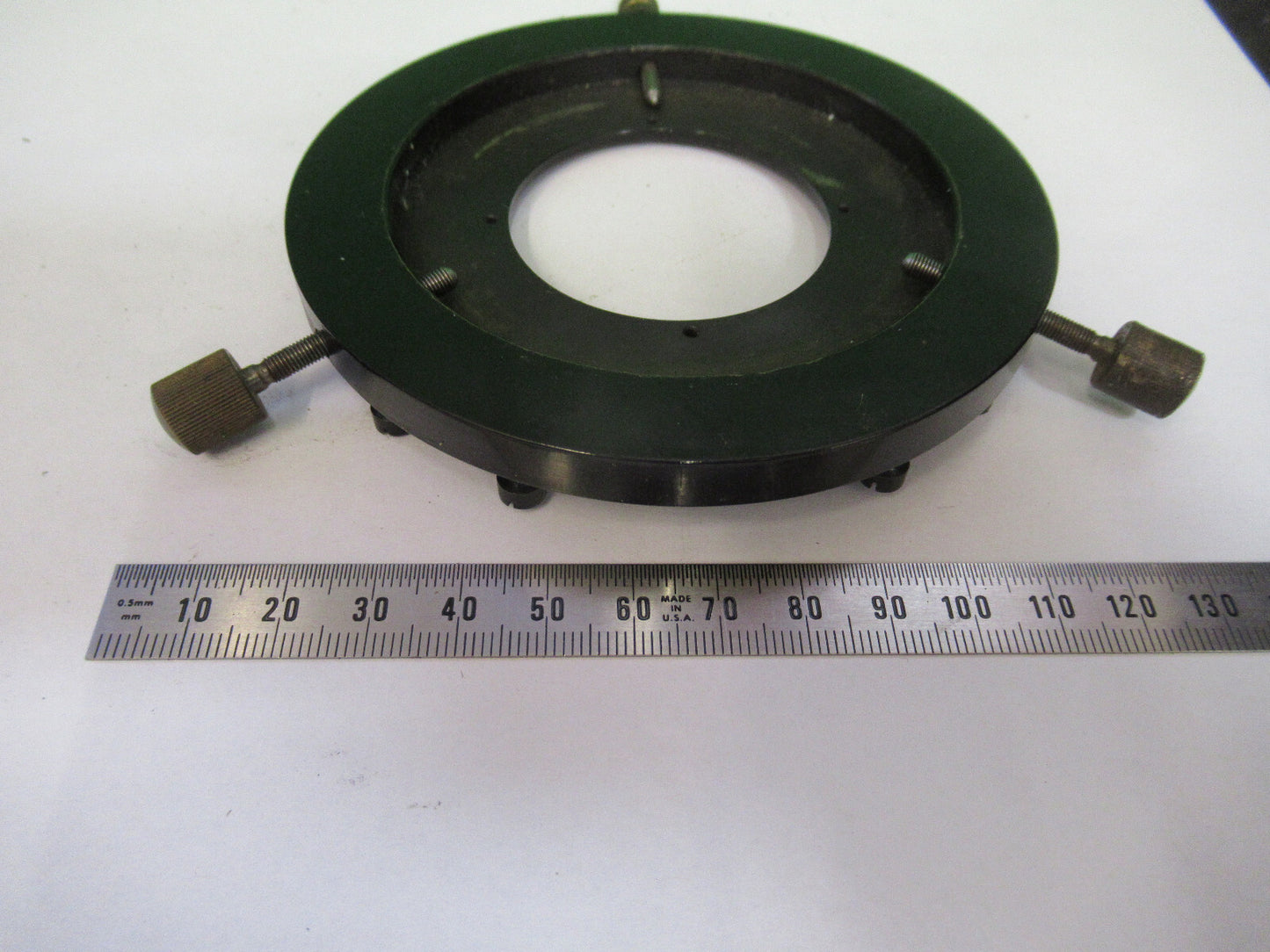 Carl Zeiss AG Jena Antique Brass Stage Holder Microscope Part