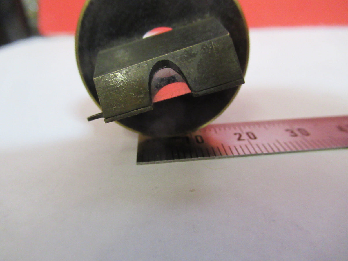 Rare Antique Brass Eyepiece Ocular Lens UK Microscope Part