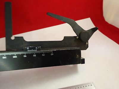 MIKROSKOP-TEILSTAGE-MIKROMETER-PROBENHANDHABUNG WIE BESEHEN BIN#K8a-B-01