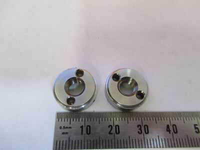 Antique Spencer Lens Co. Set of Spanner Nuts Stage Microscope Part