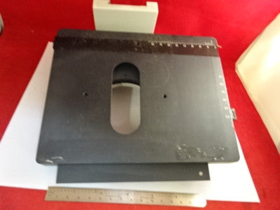 Leica Dmrb Stage Table Specimen Micrometer Microscope Part