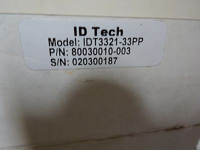 IDTECH MINIMAG CREDIT CARD READER MAGNETIC STRIPE AS IS BIN#TC-4-1-L