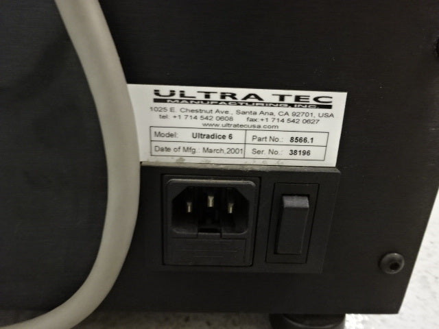 ULTRATEC DICING ULTRADICE 6 SUBSTRATE SILICON SAPPHIRE DIAMOND CUT MACHINE #WARE