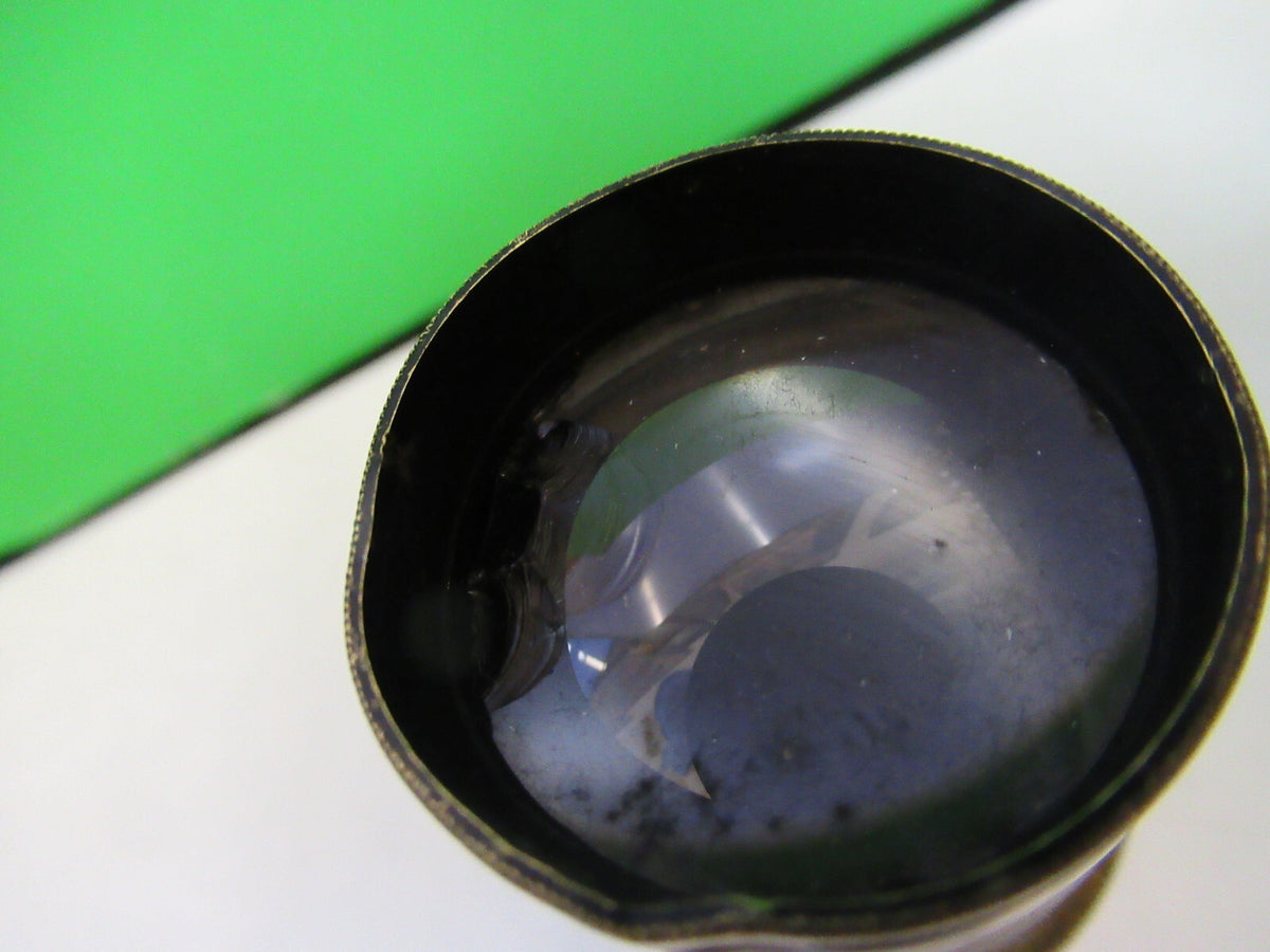 FOR PARTS ANTIQUE LONDON BRASS EYEPIECE LENS MICROSCOPE PART AS PICTURED X6-A-95