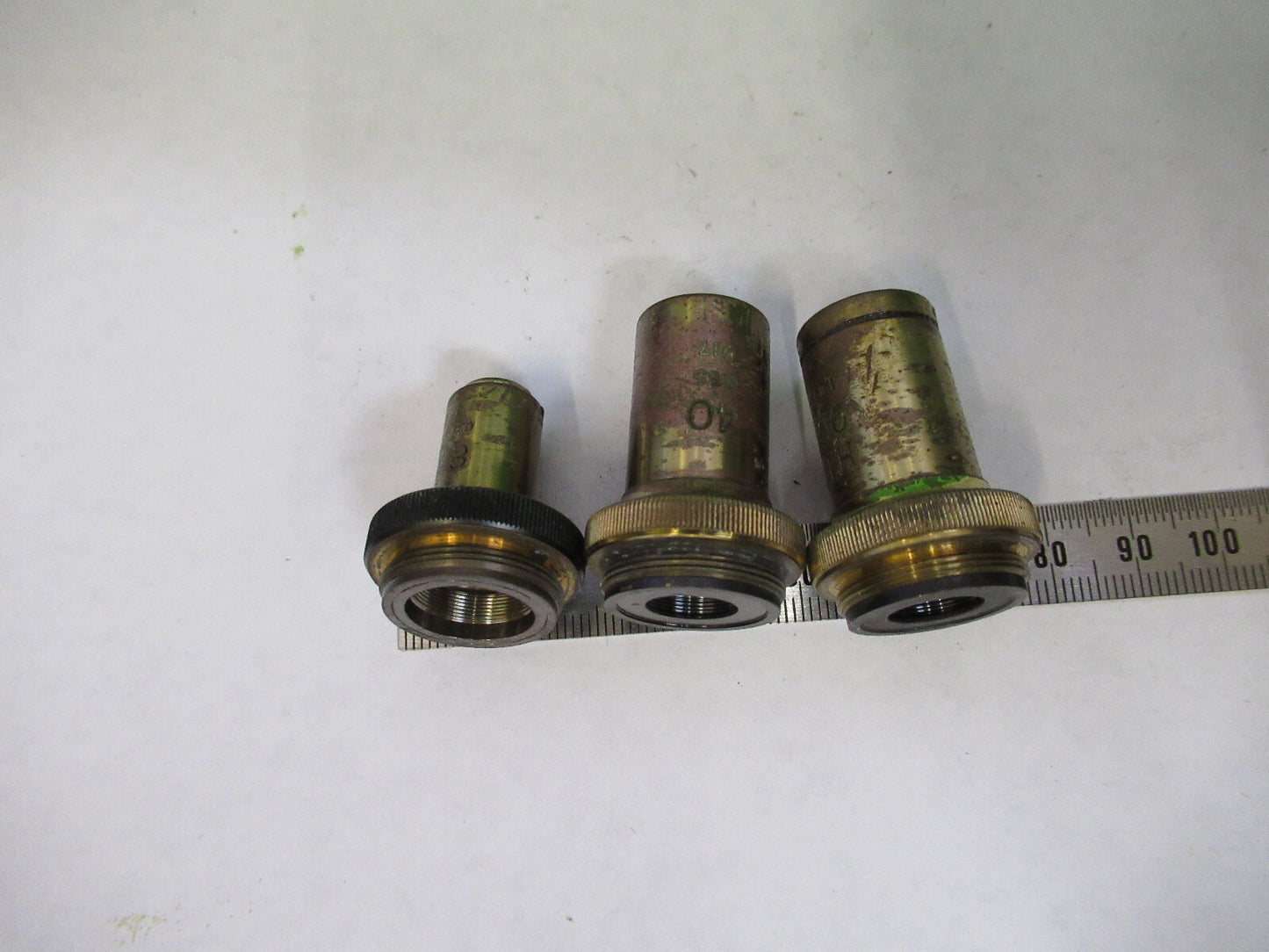 Antique Carl Zeiss AG Germany Lot Objective Microscope Part