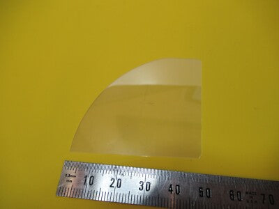 SAPPHIRE WAFER SINGLE CRYSTAL QUADRANT PIECE ALUMINUM OXIDE AS PICTURED 18-A-61