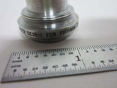 MICROSCOPE PART FUJINON 2X EXTENDER FOR VIDOE CAMERA OPTICS BIN#D2-P-37
