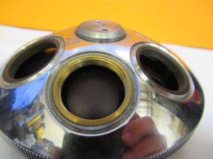 WILD HEERBRUGG SWISS M40 NOSEPIECE SEXTUPLE MICROSCOPE PART AS PICTURED Y3-A-55