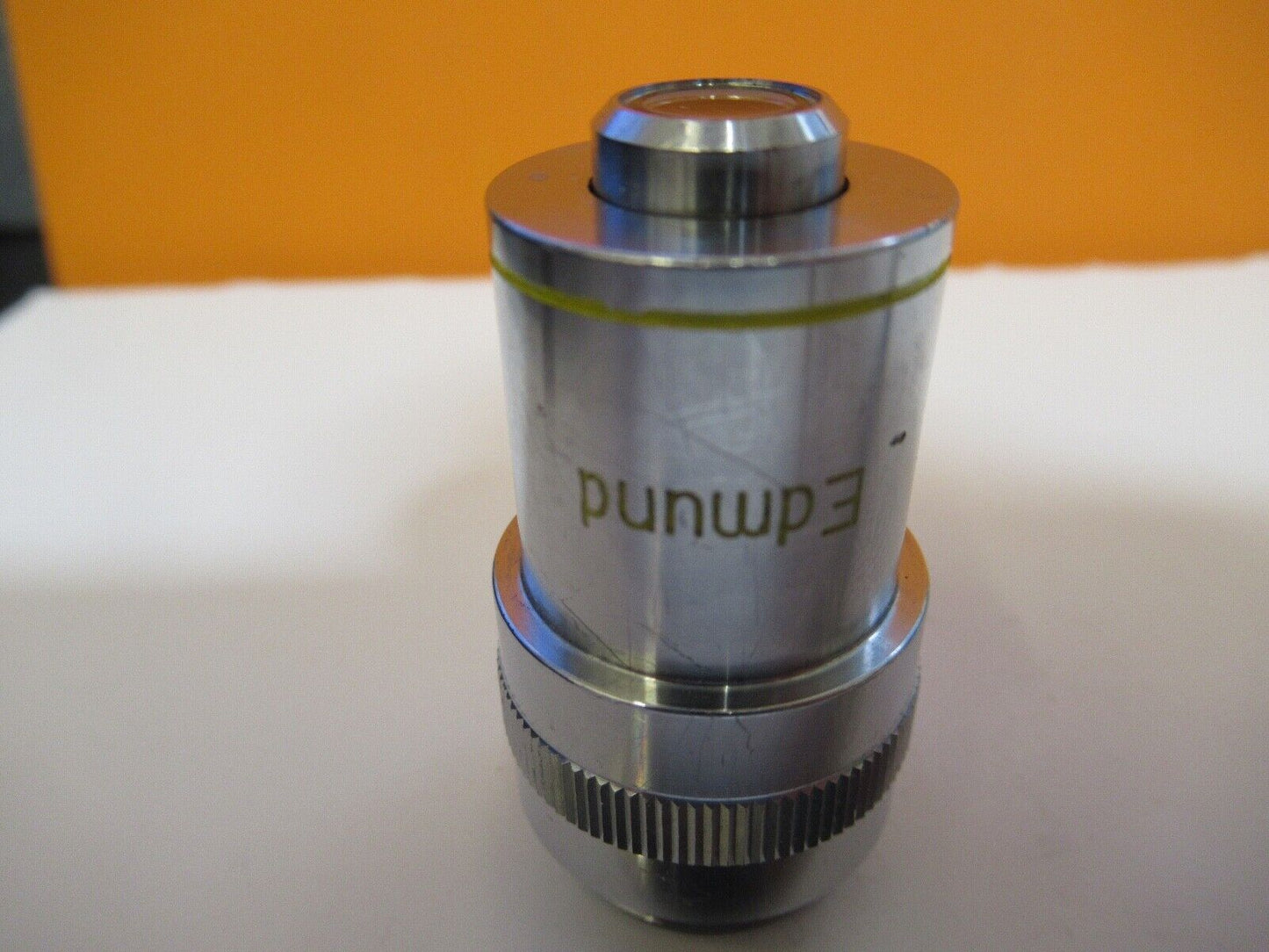 EDMUND SCIENTIFIC JAPAN 10X OBJECTIVE OPTICS MICROSCOPE PART AS PICTURED A4-A-34