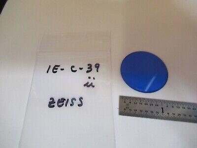 ZEISS GERMANY BLUE GLASS FILTER OPTICS MICROSCOPE PART AS PICTURED &1E-C-39