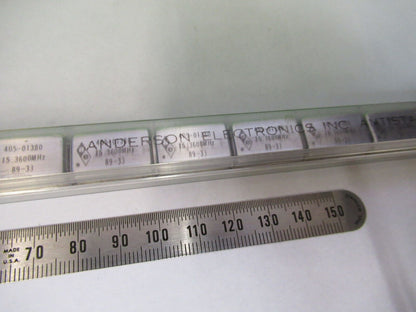 LOT 10 EA ANDERSON ELECTRONICS QUARTZ OSCILLATOR FREQUENCY 15.36 MHz G5-A-78