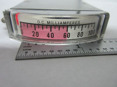 Vintage Simpson DC Milliamperes Electric Display Amps