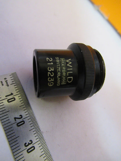 WILD M11 SWISS HEERBRUGG OBJECTIVE 4X LENS MICROSCOPE PART AS PICTURED 72-C-15