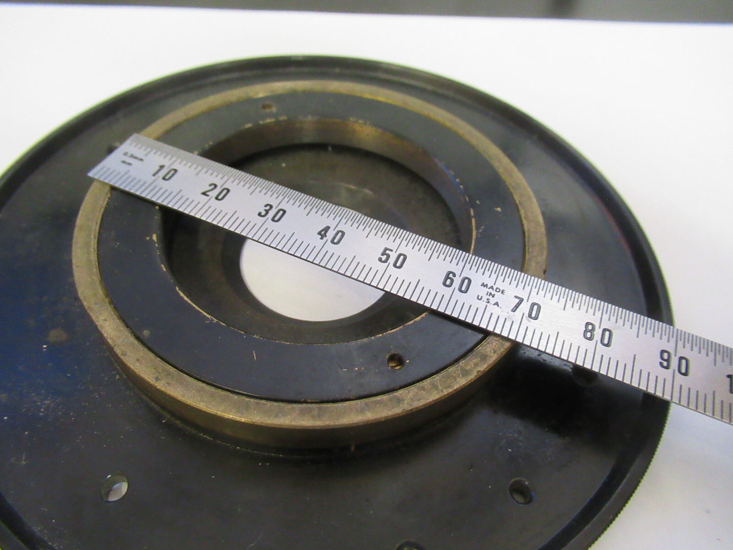 Carl Zeiss AG Germany Pol Brass Stage Microscope Part