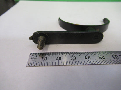ANTIQUE BAUSCH LOMB MIRROR HOLDER ASSEMBLY MICROSCOPE PART AS PICTURED F3-B-66