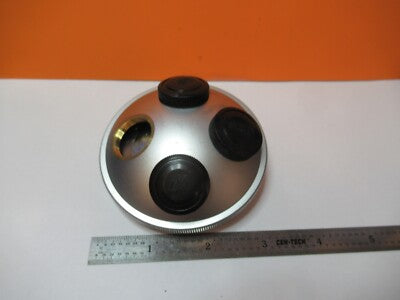 Olympus Japan Nosepiece Quadruple Optics Microscope Part AS Picture