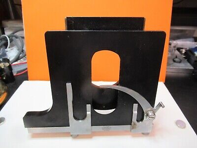 LEITZ WETZLAR GERMANY STAGE TABLE CLIPS MICROSCOPE PART AS PICTURED &16-C-07