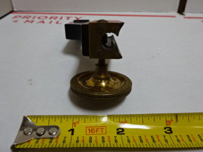 Antique French 1880's Brass Unique Microscope Part France