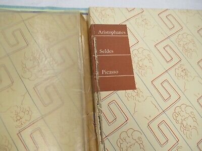 ORIGINAL BOOK PABLO PICASSO LYSISTRATA 1934 SIGNED WITHOUT ETCHINGS AS PICTURED