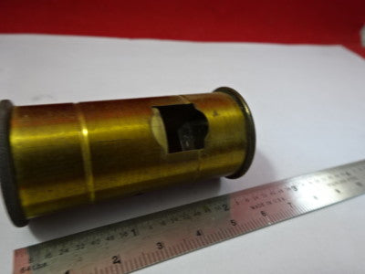Antique Brass Portable Seeds Microscope Vintage Part AS IS