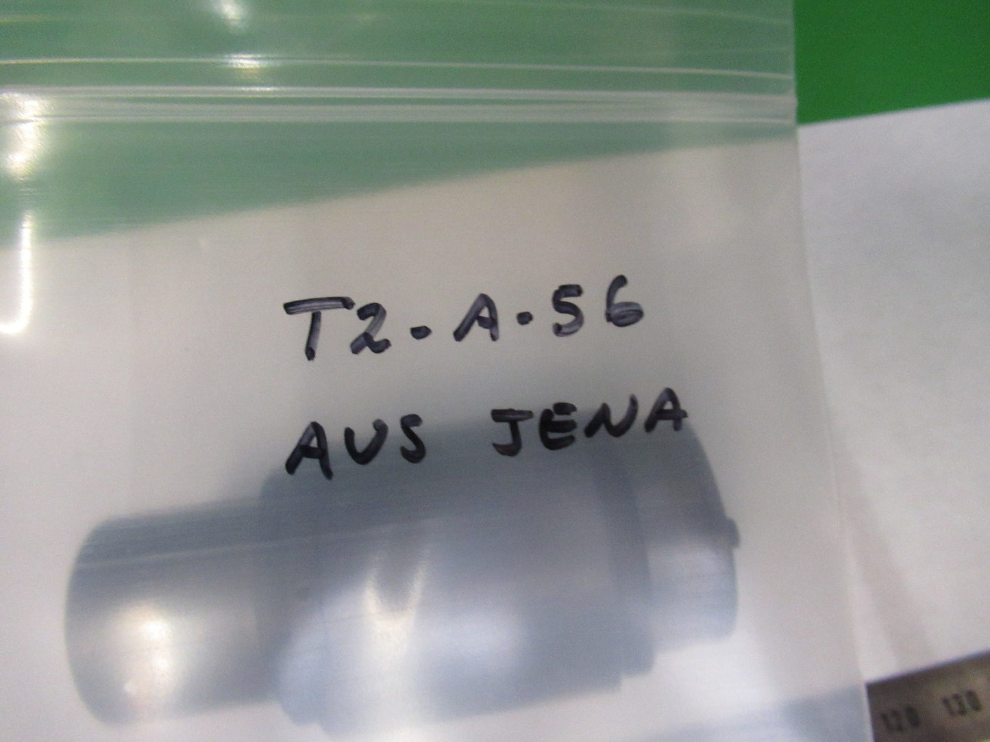 AUS JENA GERMANY LARGE LENS ASSEMBLY OPTICS MICROSCOPE PART AS PICTURED T2-A-56