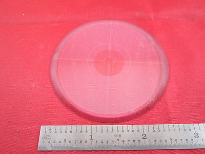 OPTICAL WINDOW  WITH RETICLE TARGET LASER OPTICS &fiber opt-dazzle