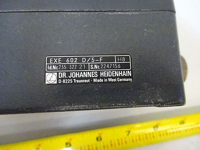 Microscope Part Heidenhain Exe 602 D/5-F Positioning Signal Read Bn