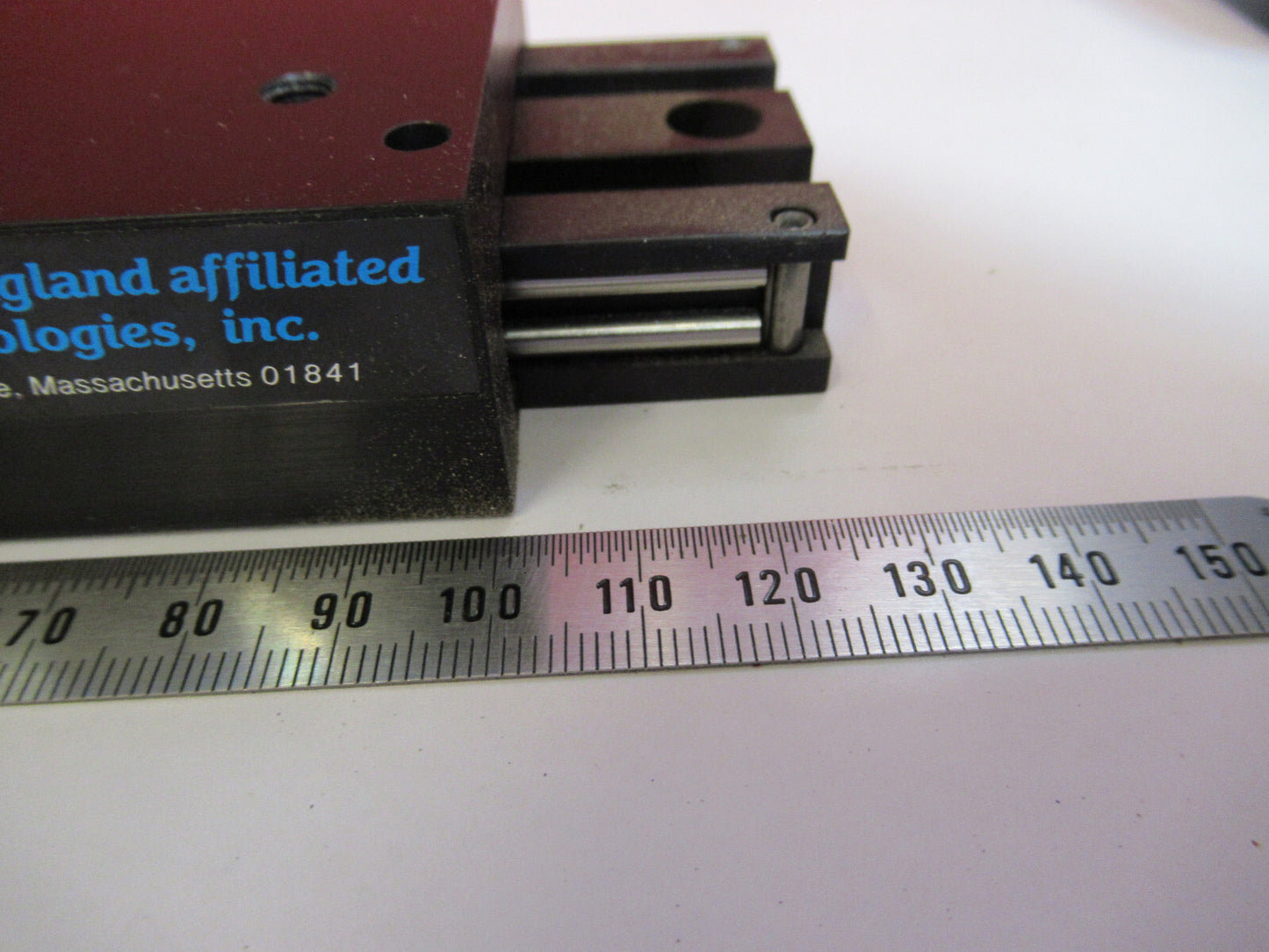 linear positioning slide NEW ENGLAND MICROSCOPE PART AS PICTURED  S3-B-68